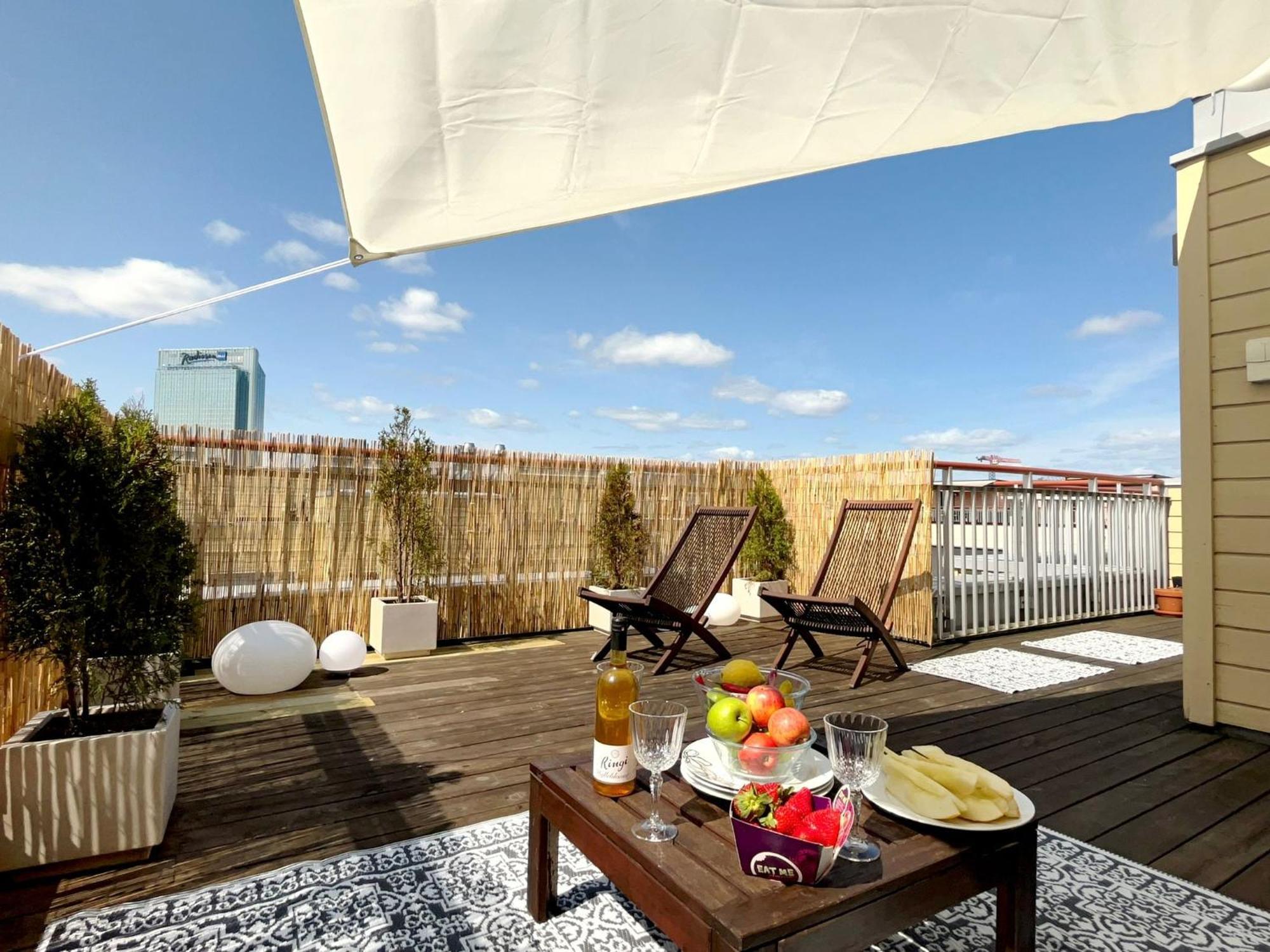 City Center Flat W Roof Top Terrace & Free Parking Oslo Exteriér fotografie